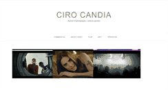 Desktop Screenshot of cirocandia.com
